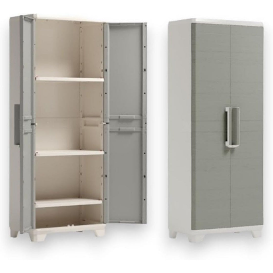 Armadio Armadio Linear Wood Alto 9724300 173X39X68 Esterno-Interno